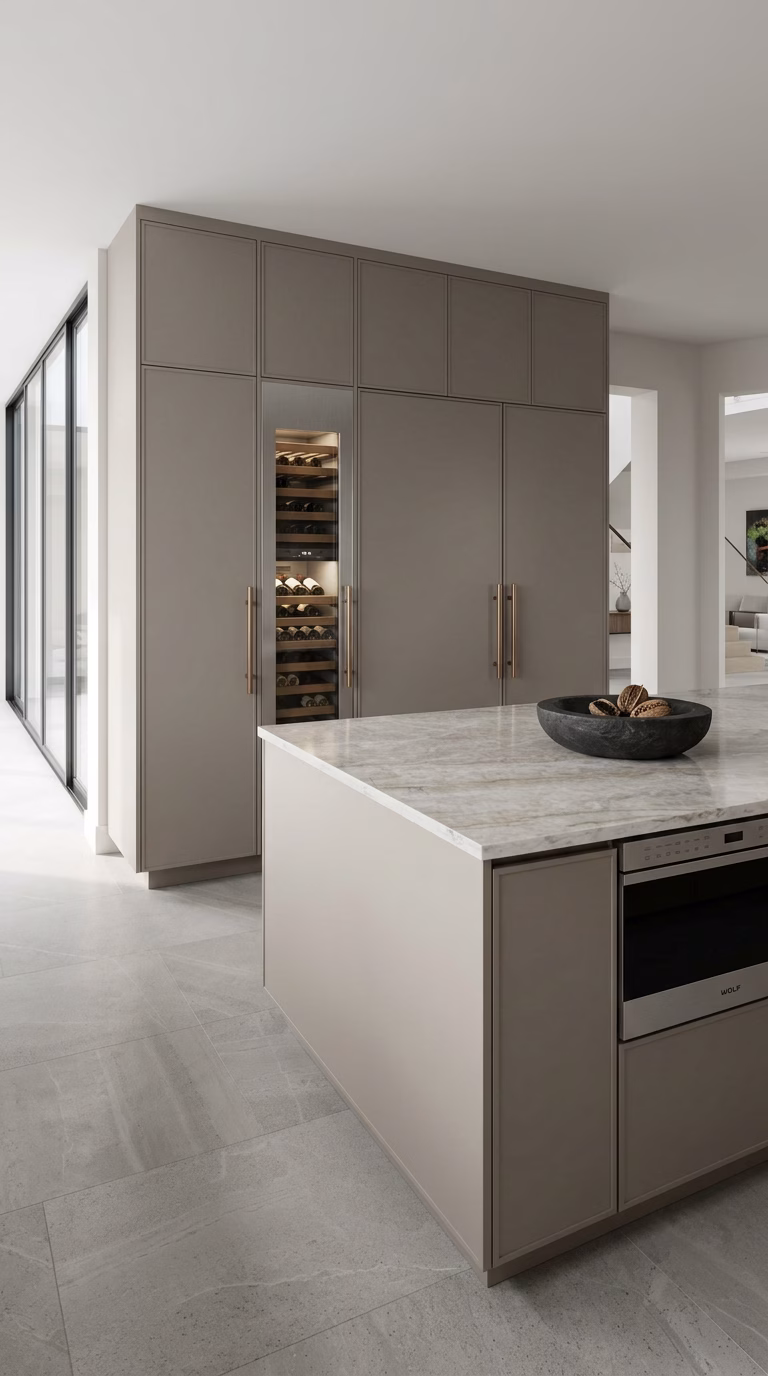 Firefly_Gemini Flash_Ultra-realistic luxury kitchen interior, professional architectural photography, soft 7579045